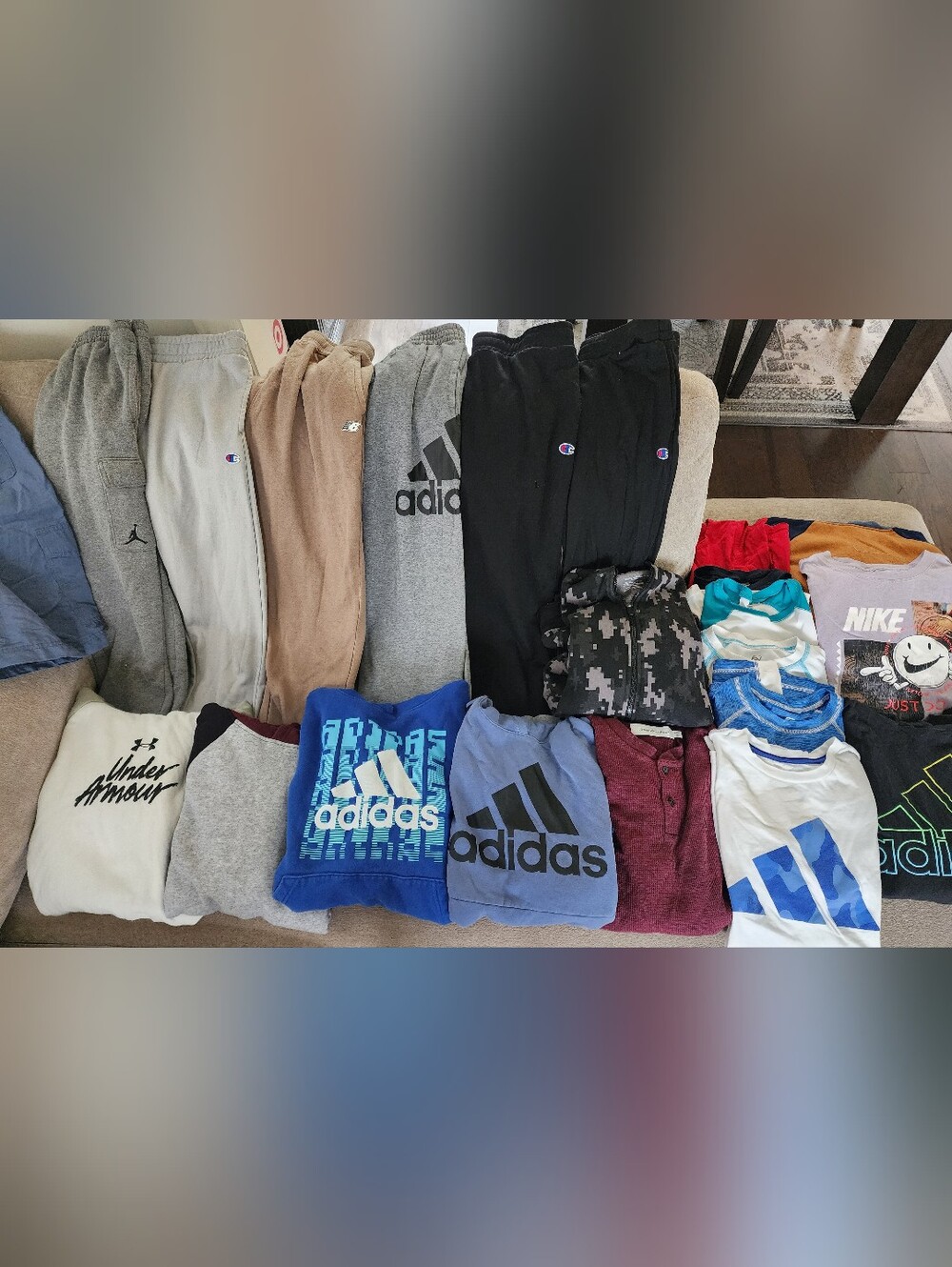 Lot Of Boys Clothing Size XL, XXL, 18/20 Adidas, Nike, Champion, Calvin Klein